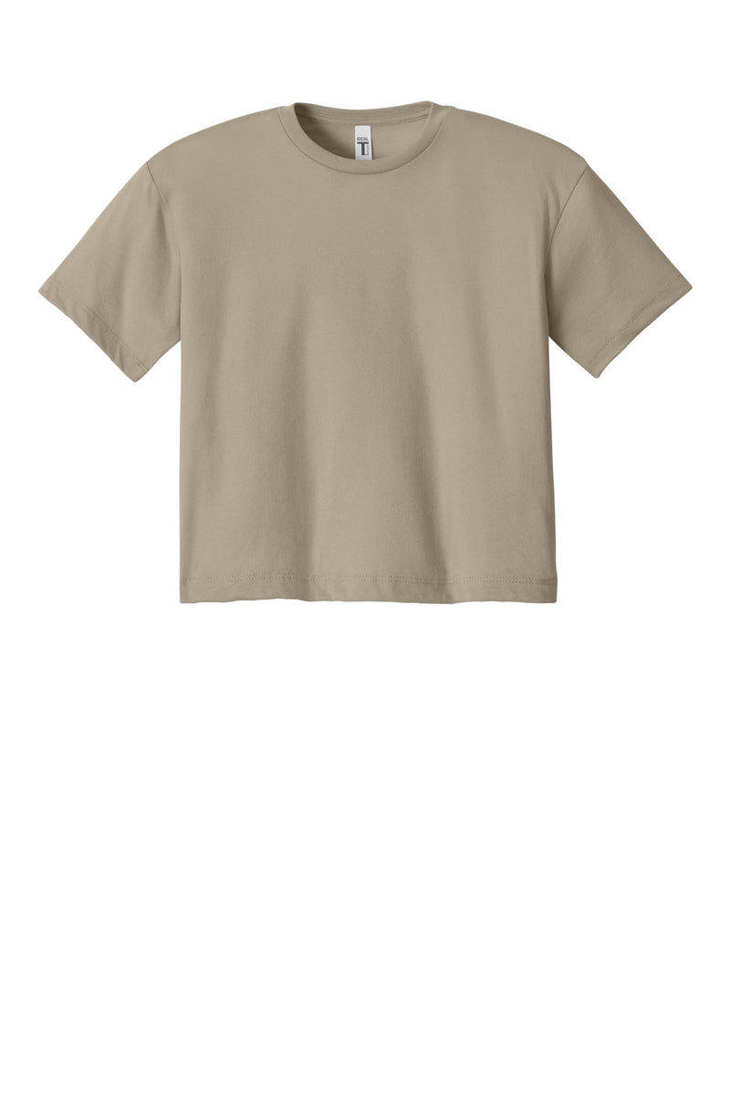 Next Level Apparel Women's Ideal Crop Top - Tan