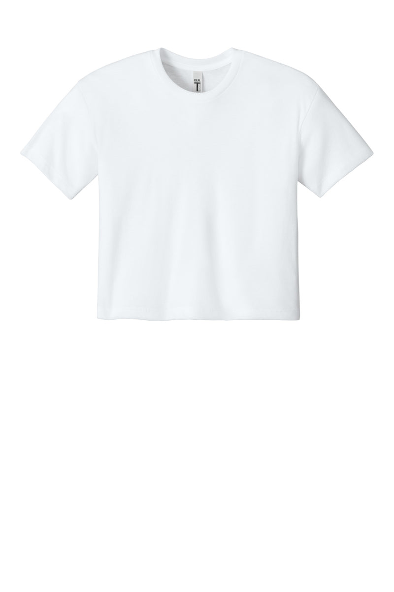 Next Level Apparel Women's Ideal Crop Top - White