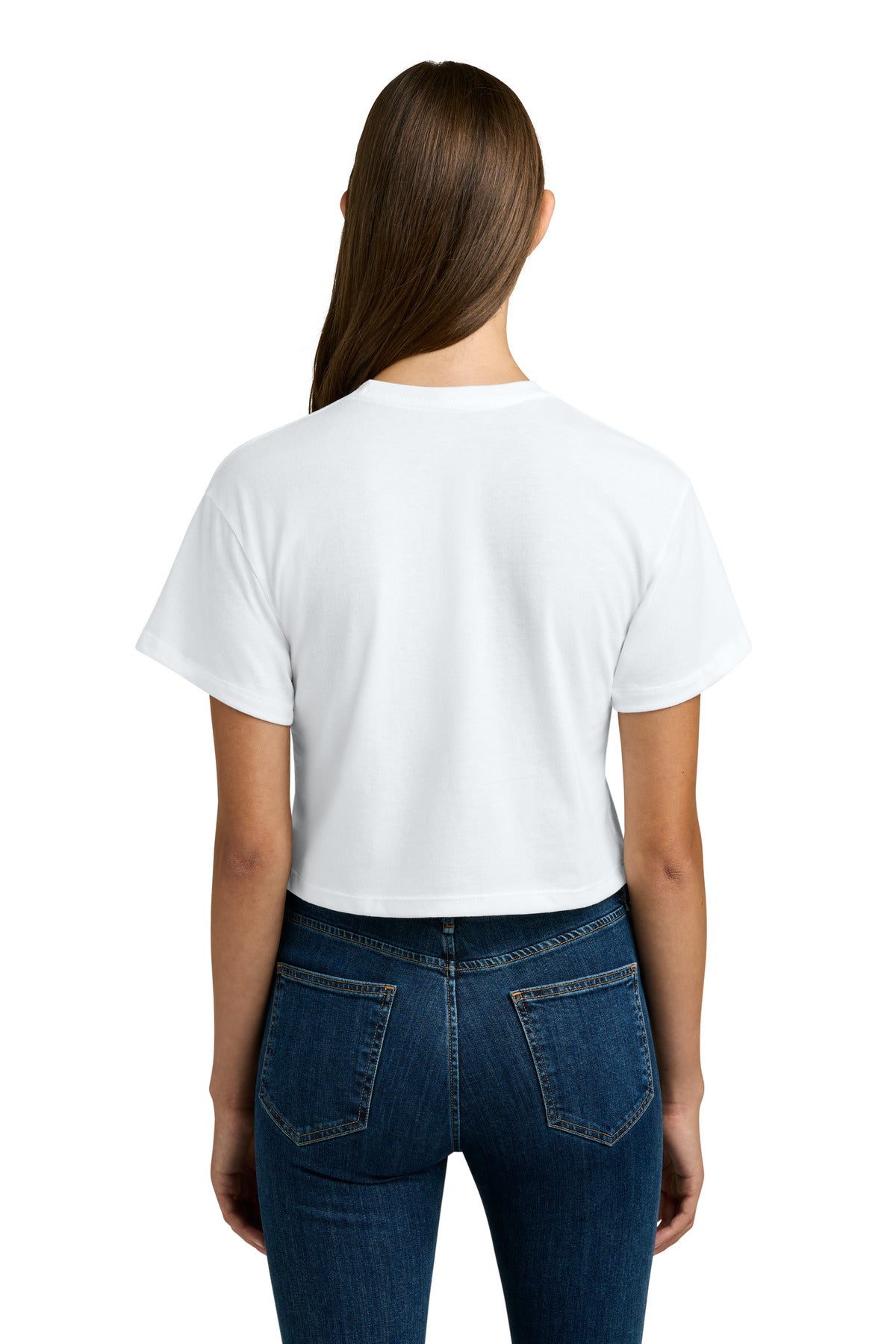 Next Level Apparel Women's Ideal Crop Top - White