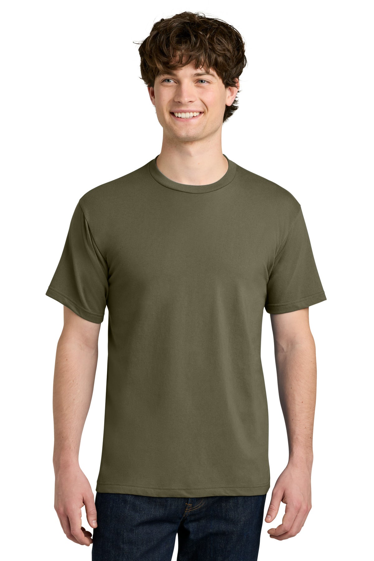 Next Level Apparel Ideal Jersey Tee - Military Green
