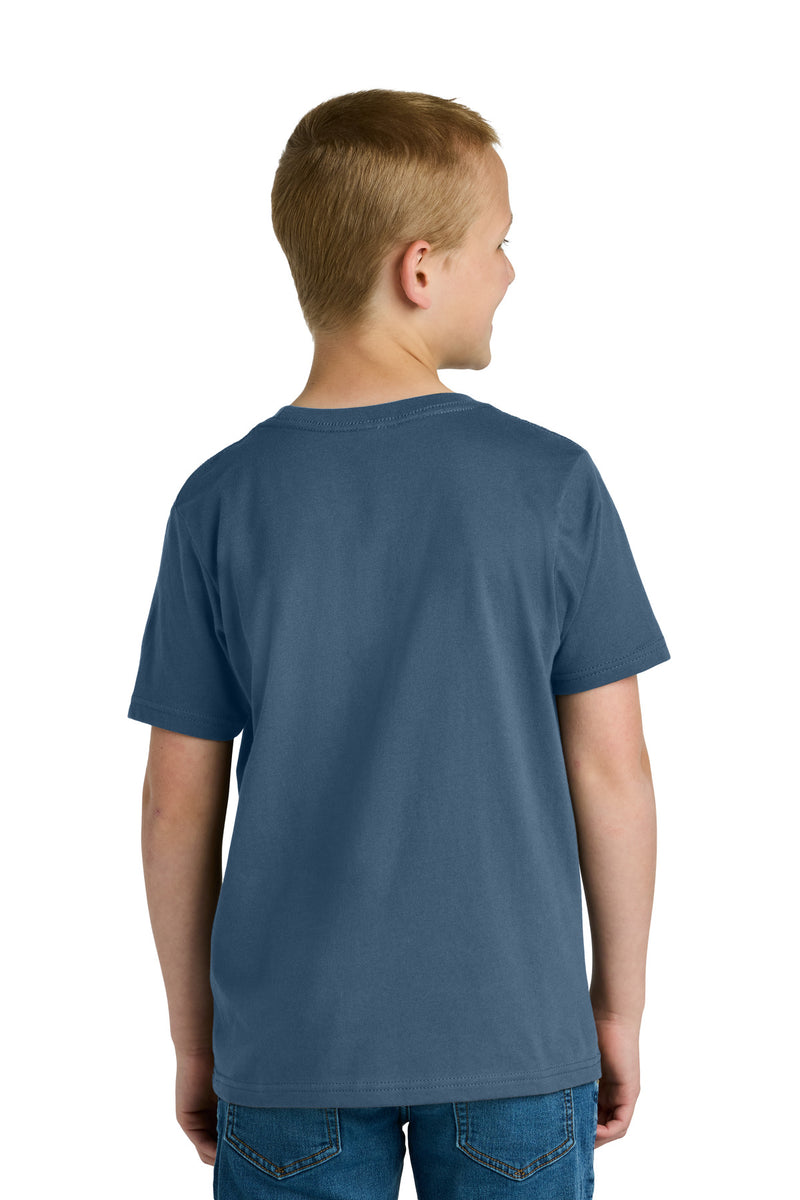 Next Level Apparel Youth Cotton Tee - Blue Jean