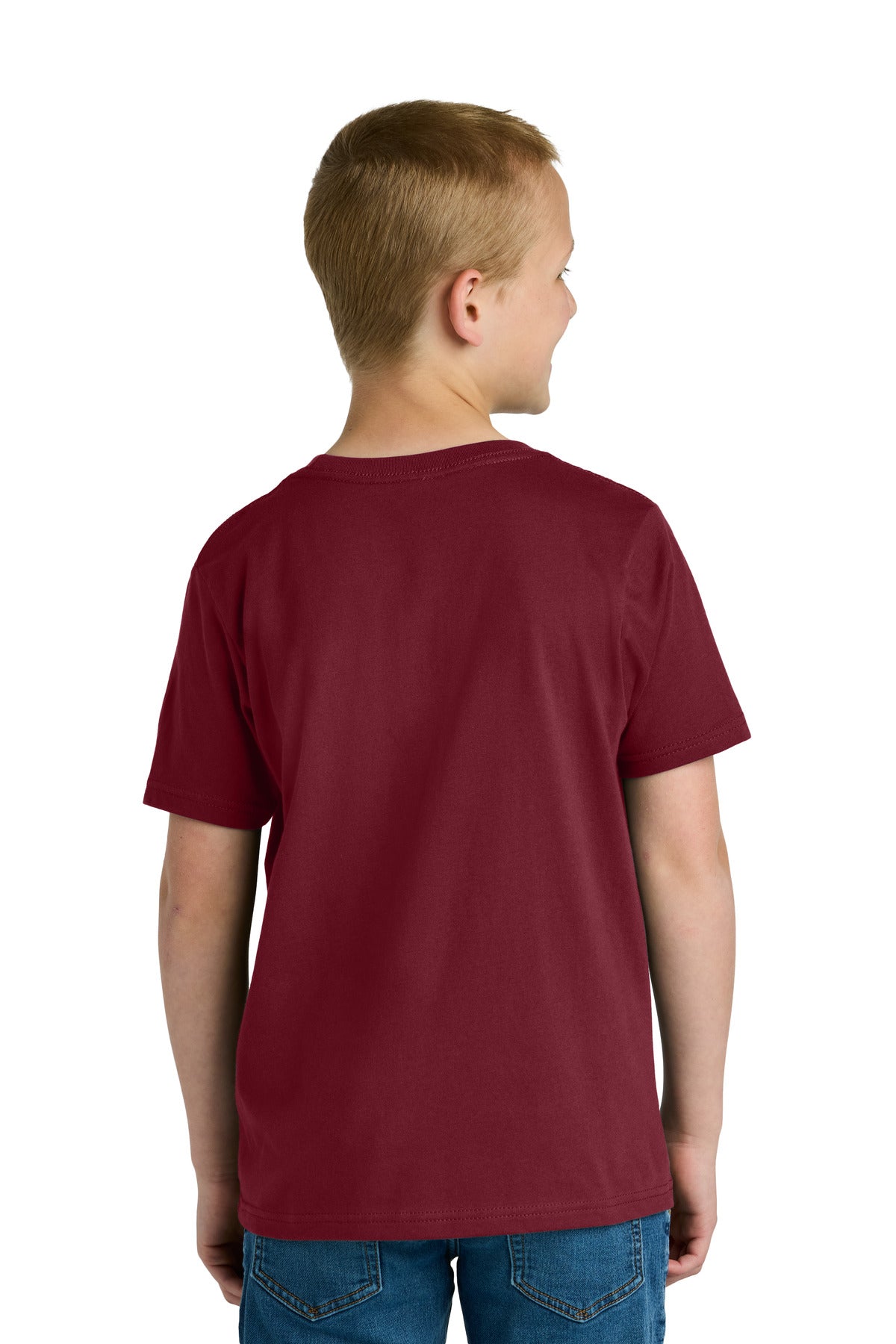 Next Level Apparel Youth Cotton Tee - Cardinal