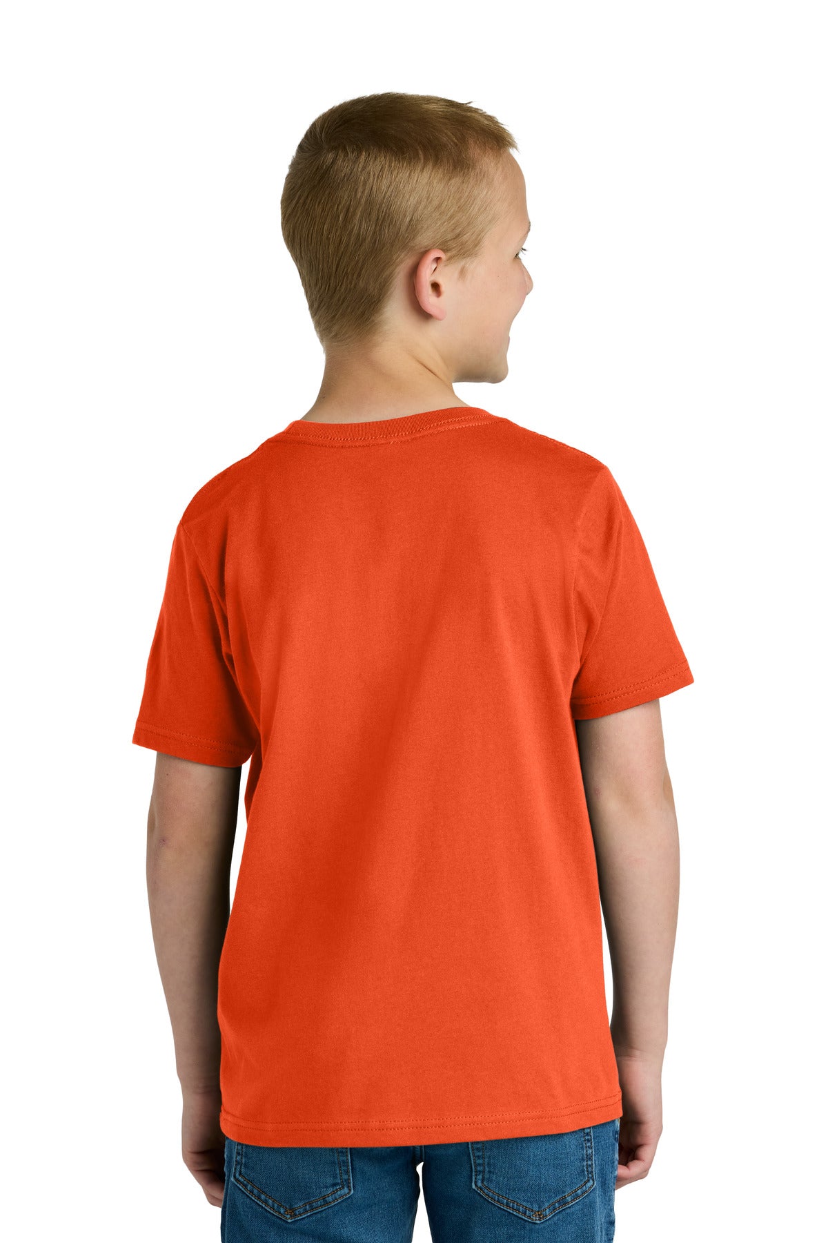 Next Level Apparel Youth Cotton Tee - Classic Orange