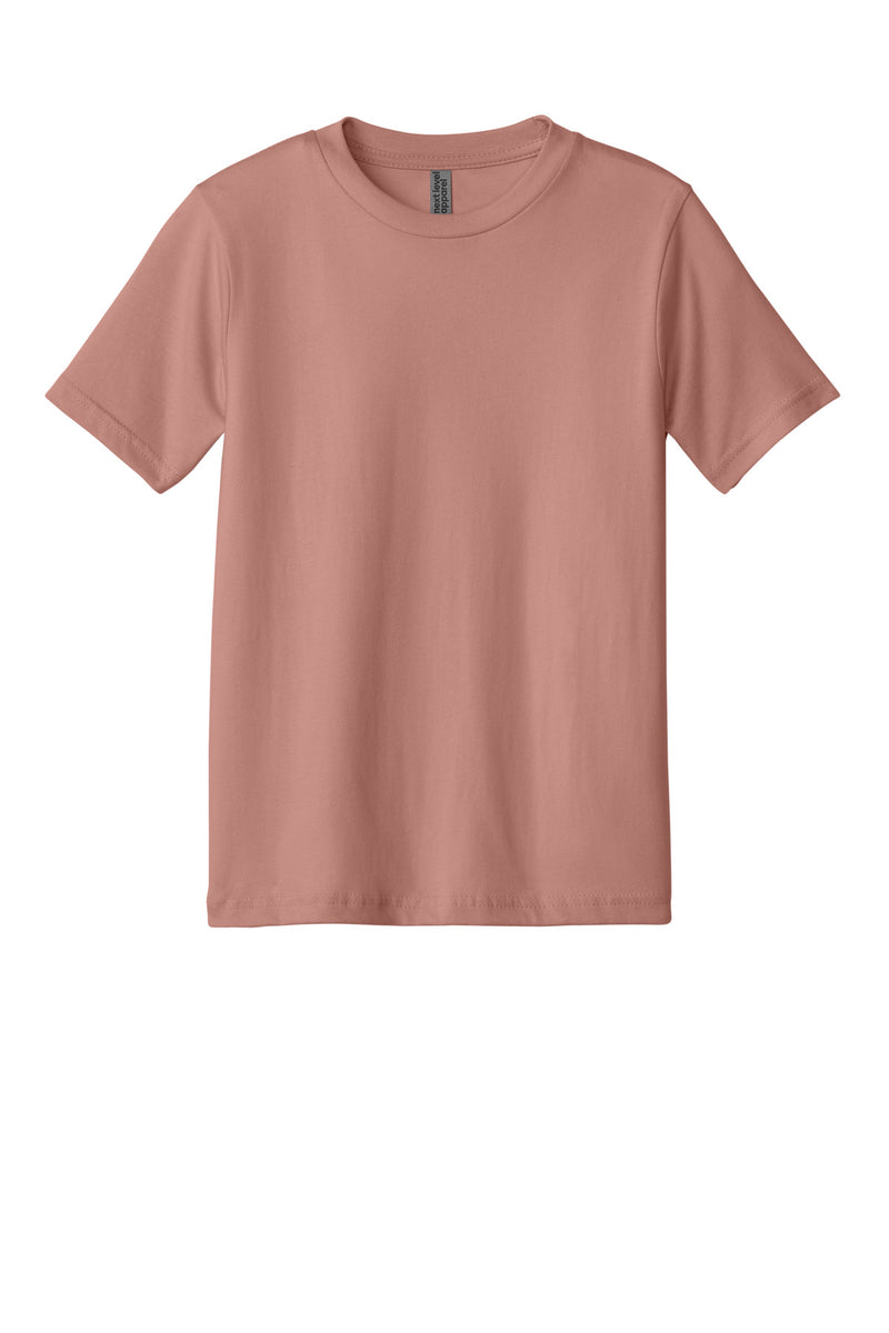 Next Level Apparel Youth Cotton Tee - Desert Pink