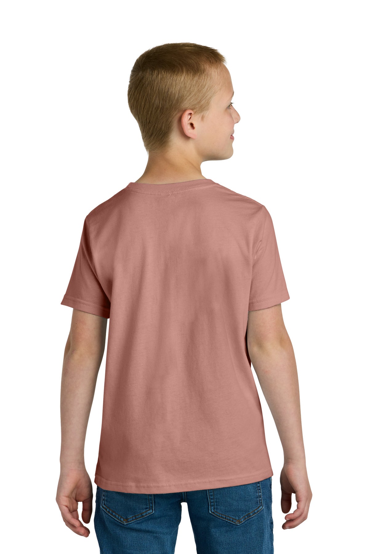 Next Level Apparel Youth Cotton Tee - Desert Pink