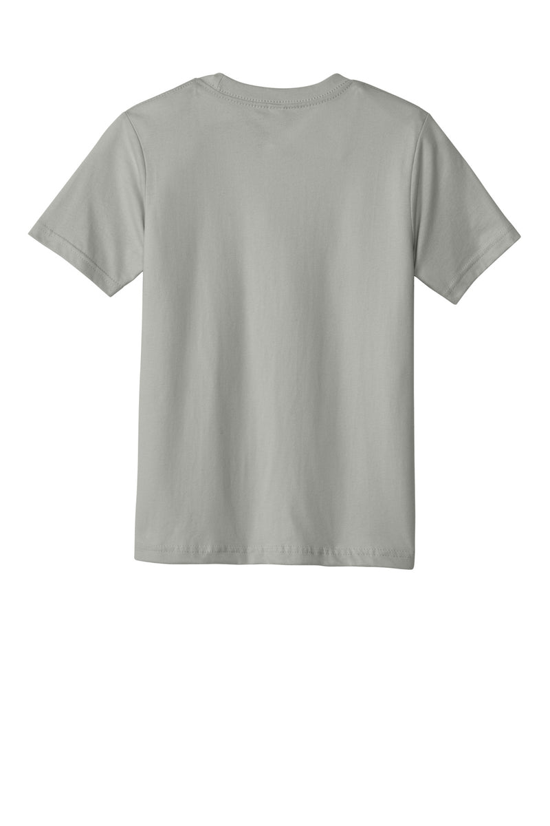Next Level Apparel Youth Cotton Tee - Light Gray