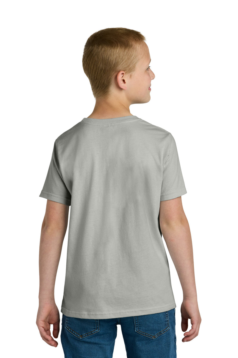 Next Level Apparel Youth Cotton Tee - Light Gray
