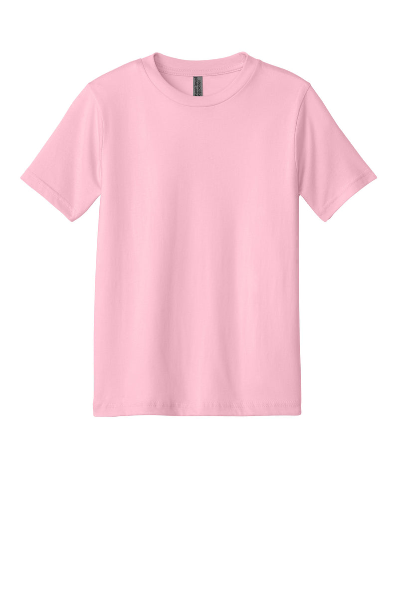 Next Level Apparel Youth Cotton Tee - Light Pink