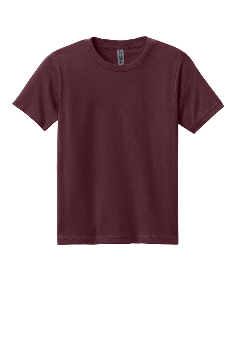Next Level Apparel Youth Cotton Tee - Maroon