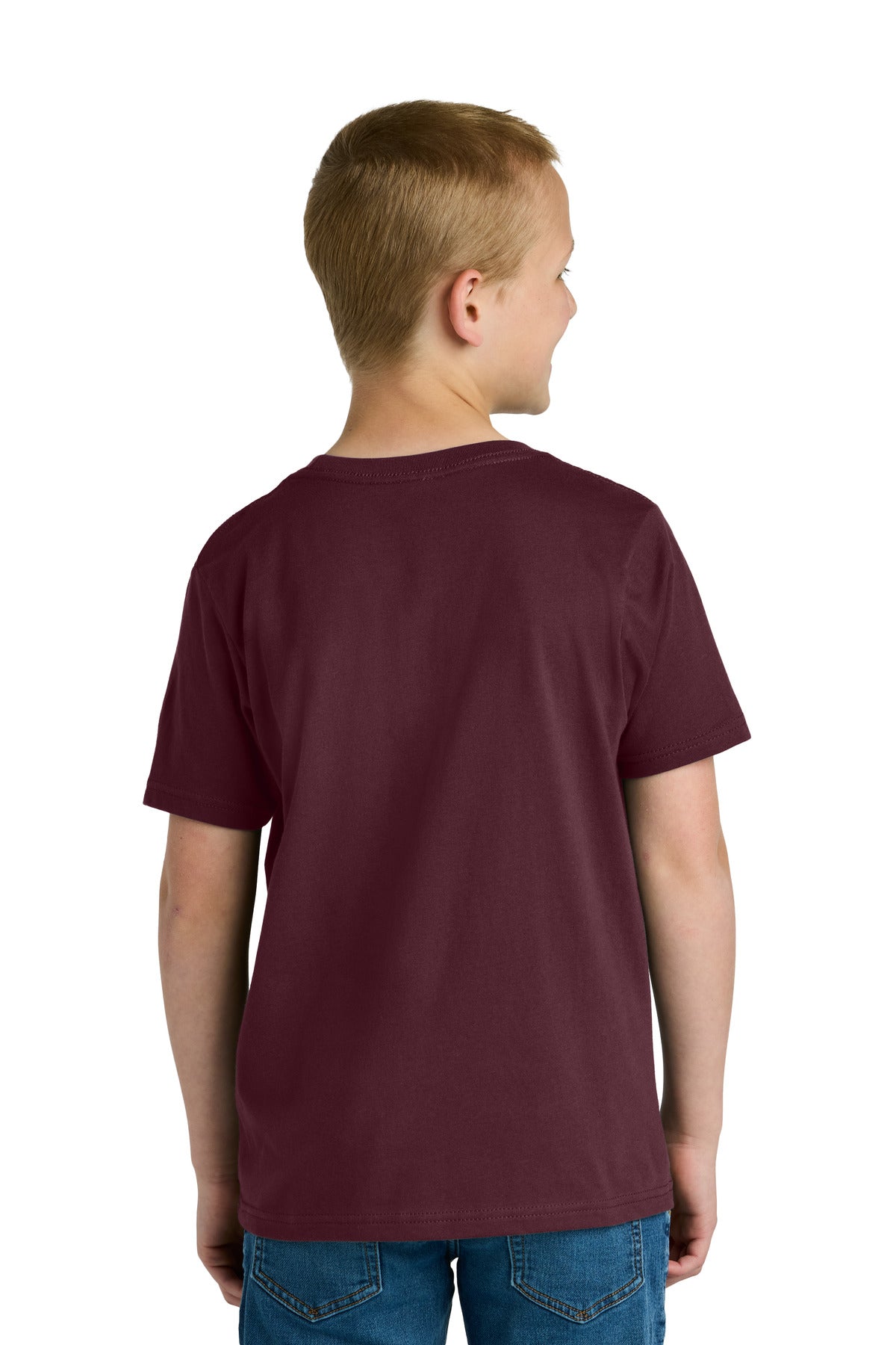 Next Level Apparel Youth Cotton Tee - Maroon