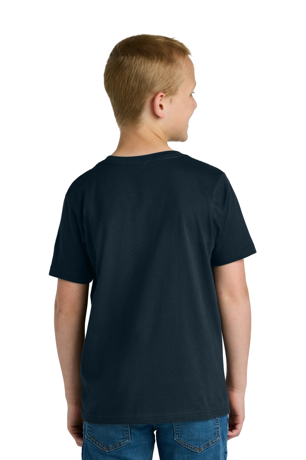 Next Level Apparel Youth Cotton Tee - Midnight Navy
