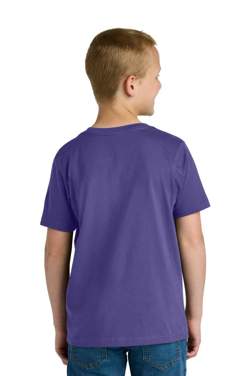 Next Level Apparel Youth Cotton Tee - Purple Rush