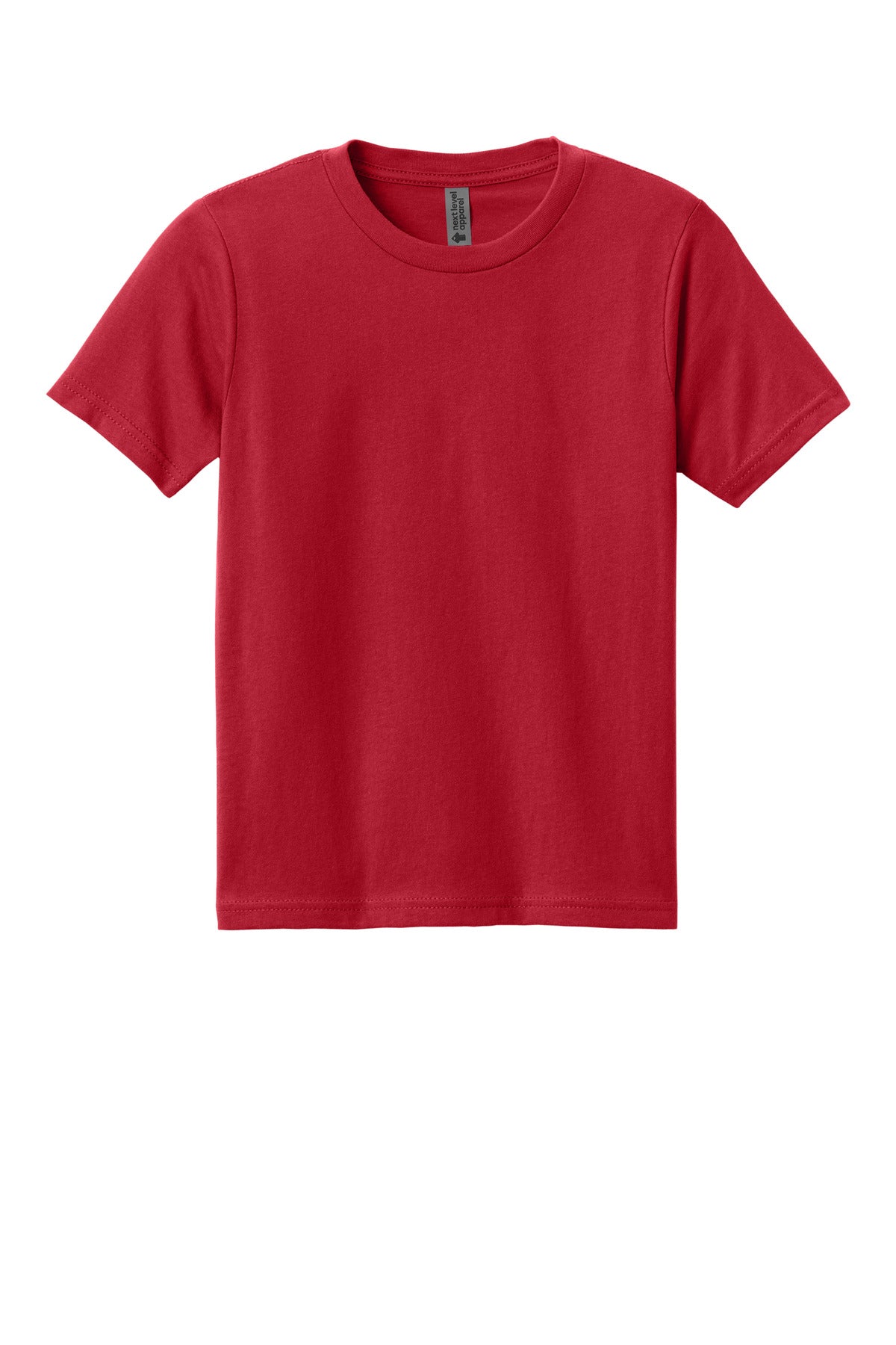 Next Level Apparel Youth Cotton Tee - Red