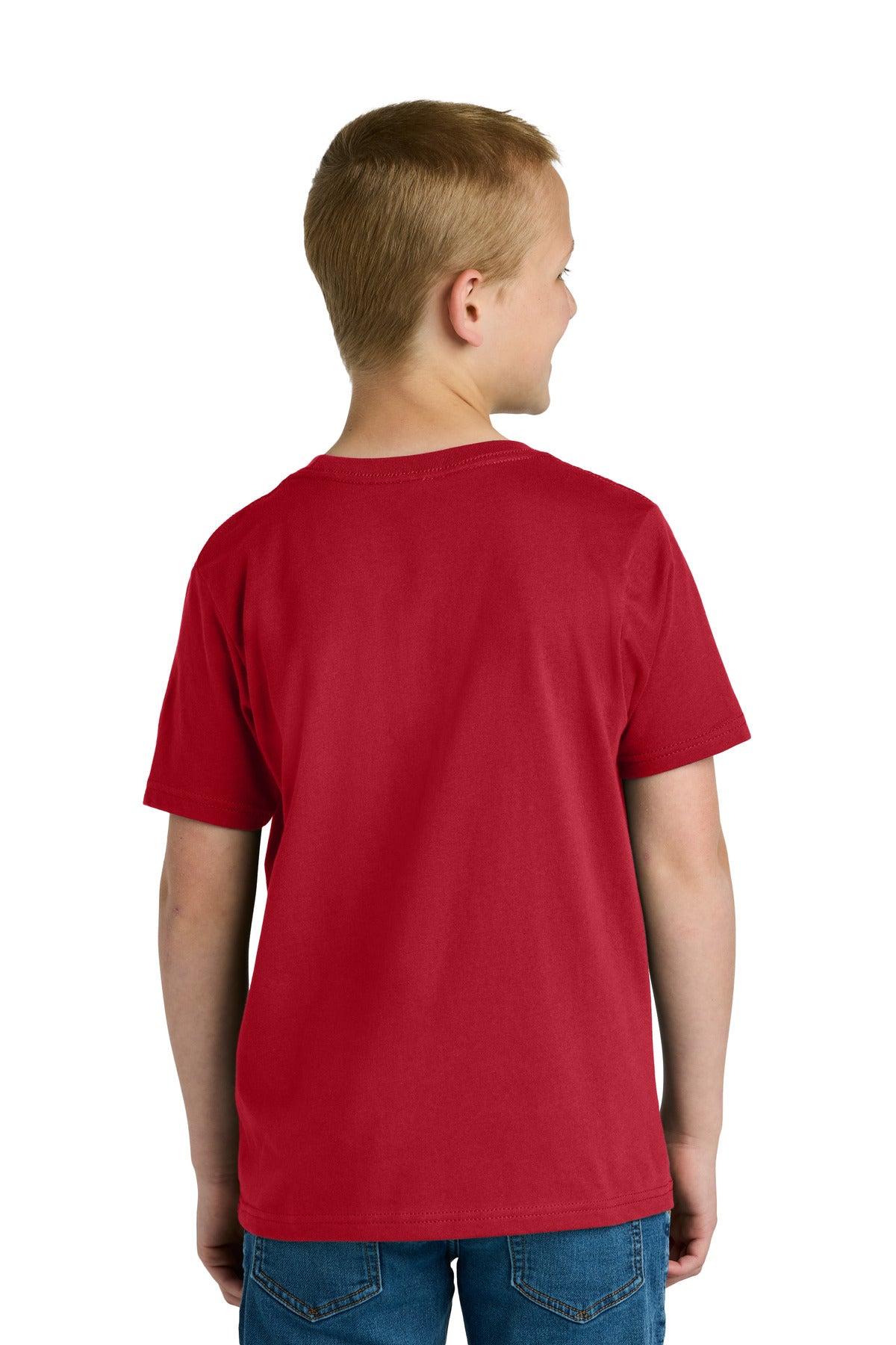 Next Level Apparel Youth Cotton Tee - Red
