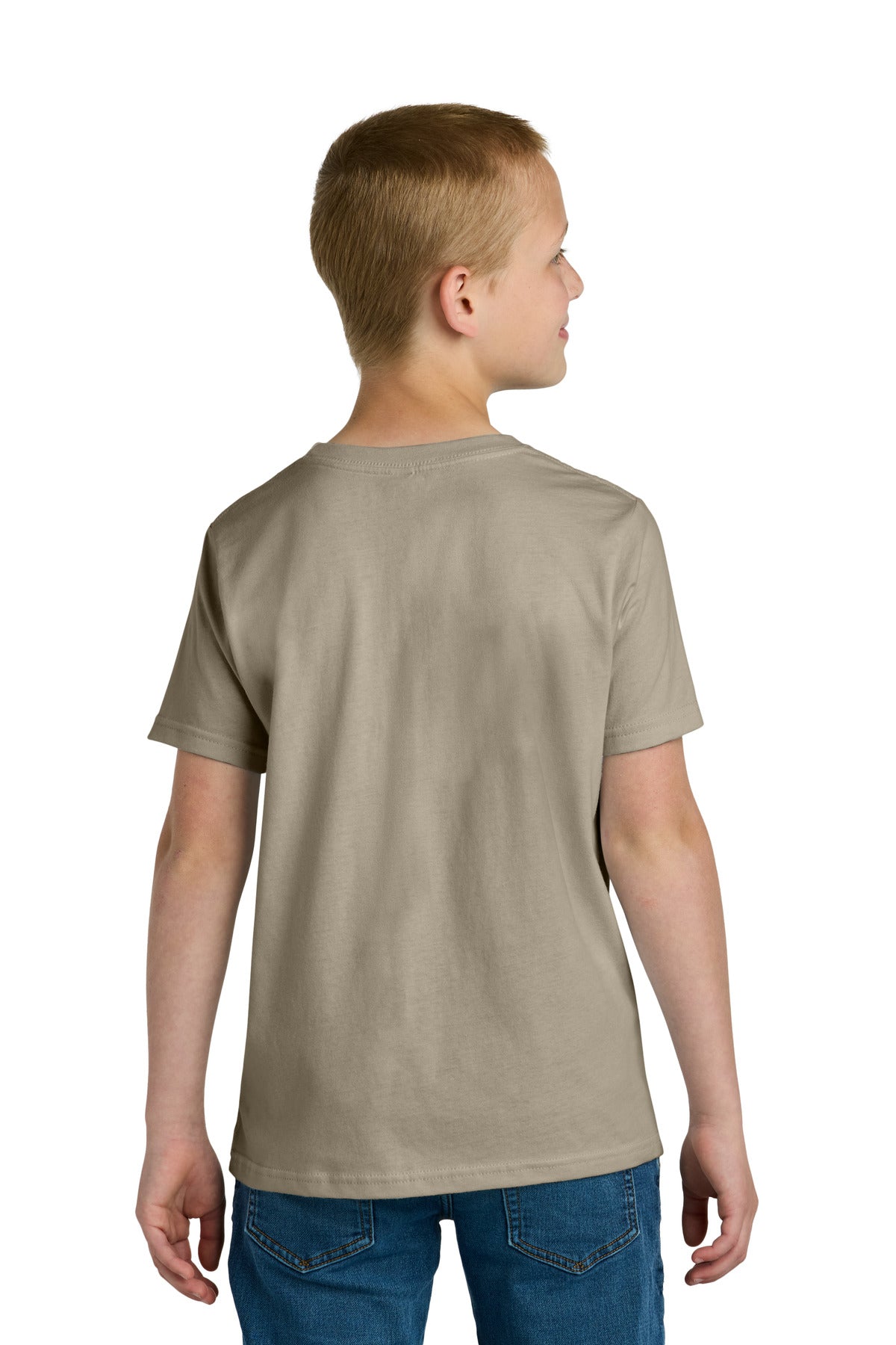 Next Level Apparel Youth Cotton Tee - Tan