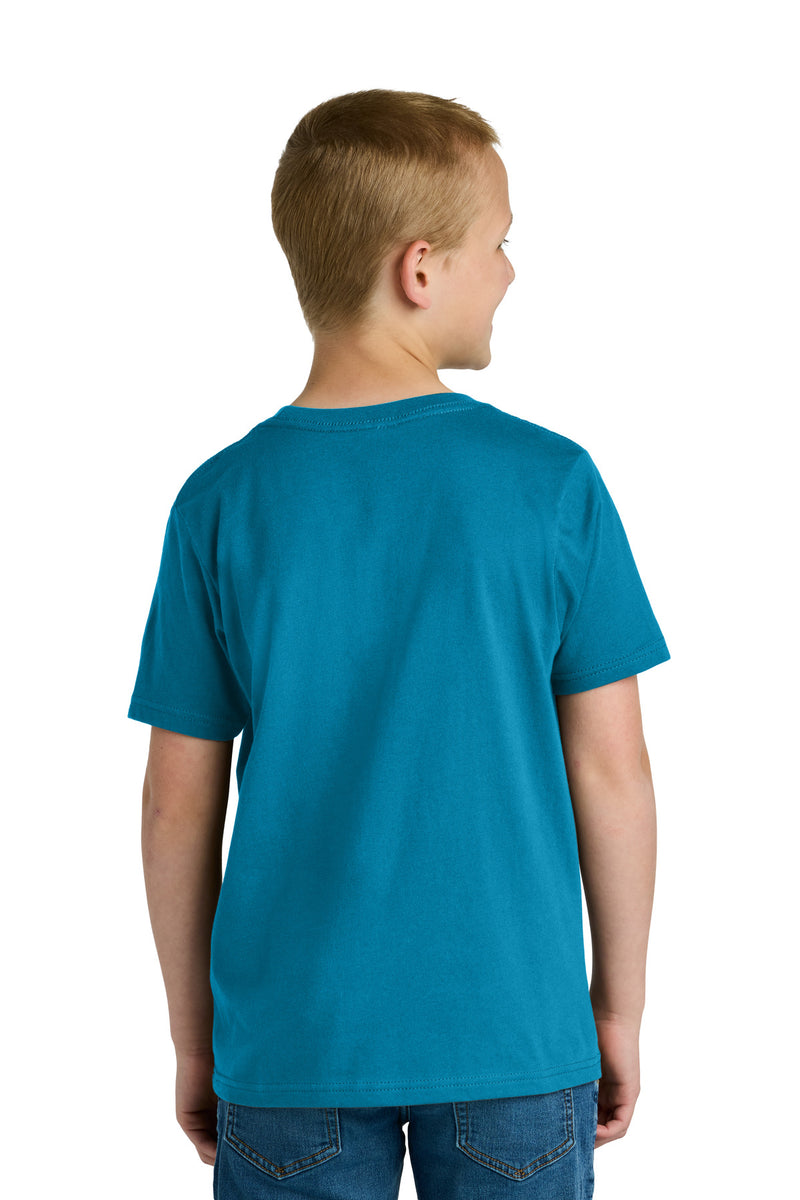 Next Level Apparel Youth Cotton Tee - Turquoise