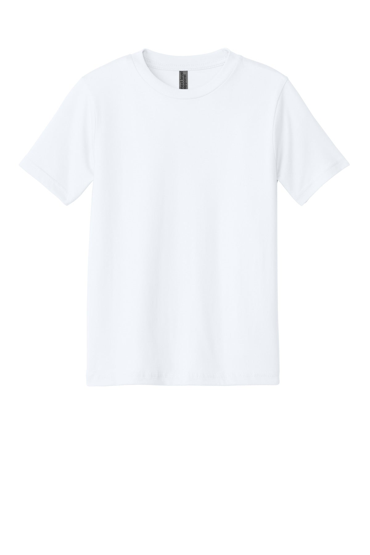 Next Level Apparel Youth Cotton Tee - White