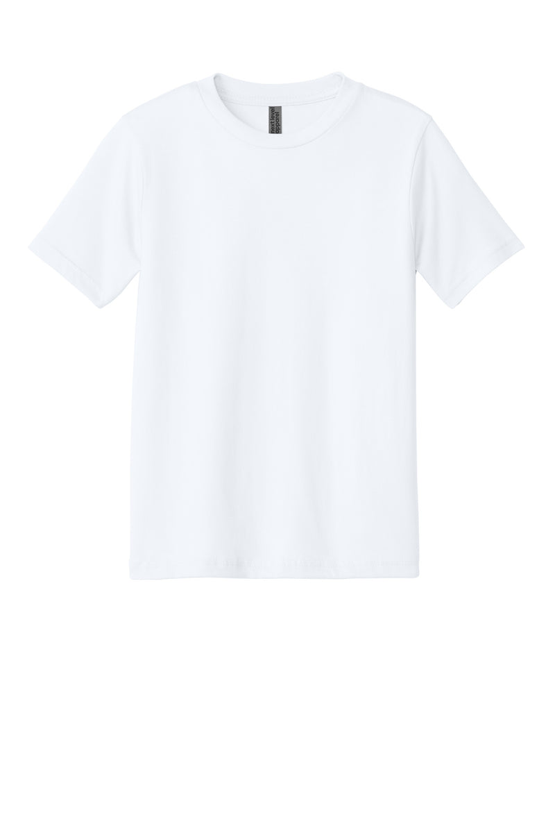 Next Level Apparel Youth Cotton Tee - White
