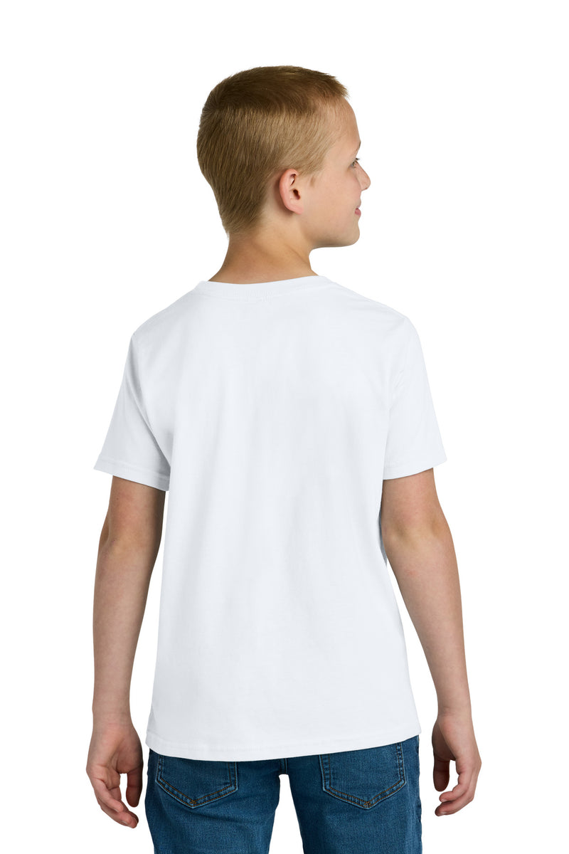 Next Level Apparel Youth Cotton Tee - White