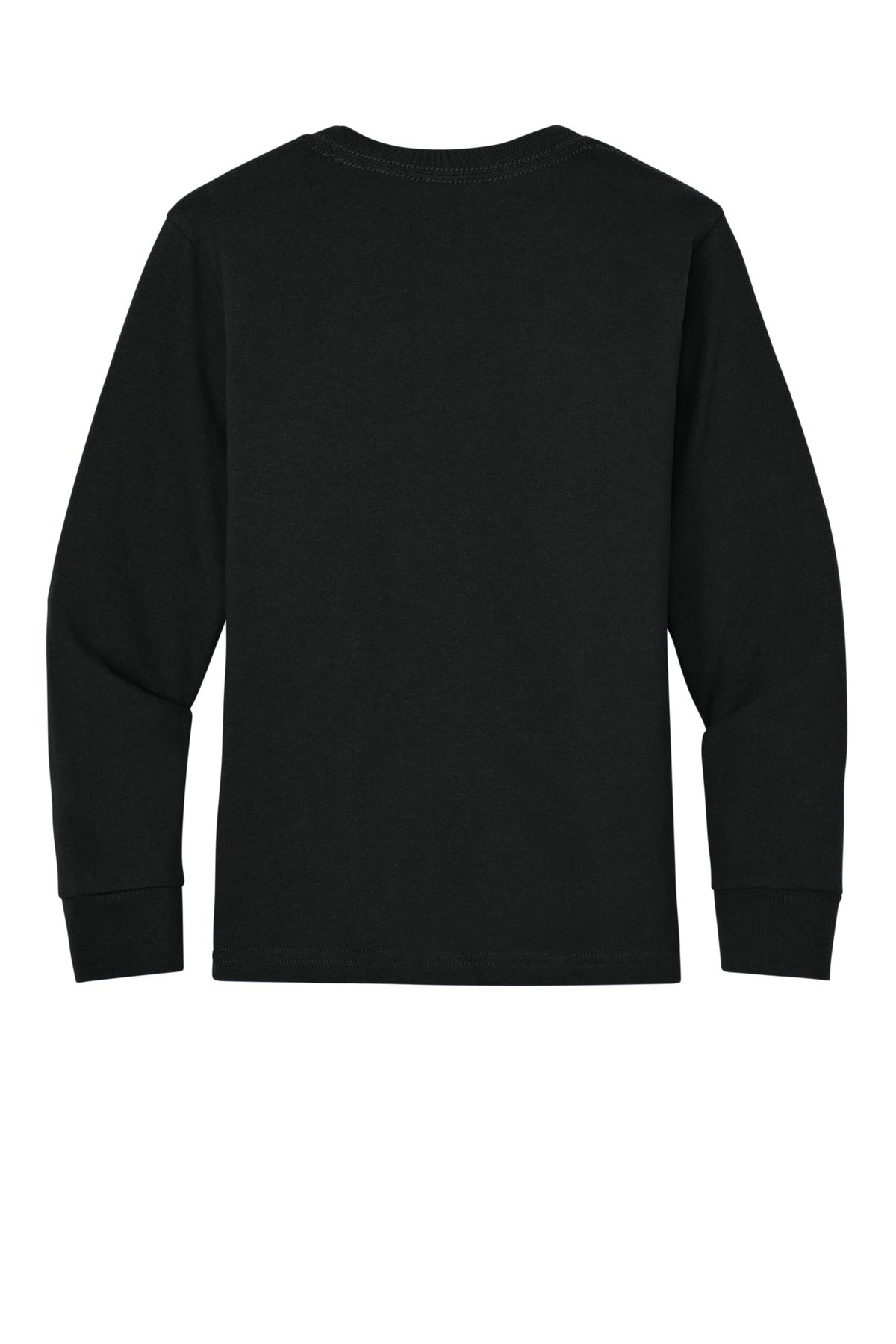 Next Level Apparel Youth Cotton Long Sleeve Tee - Black
