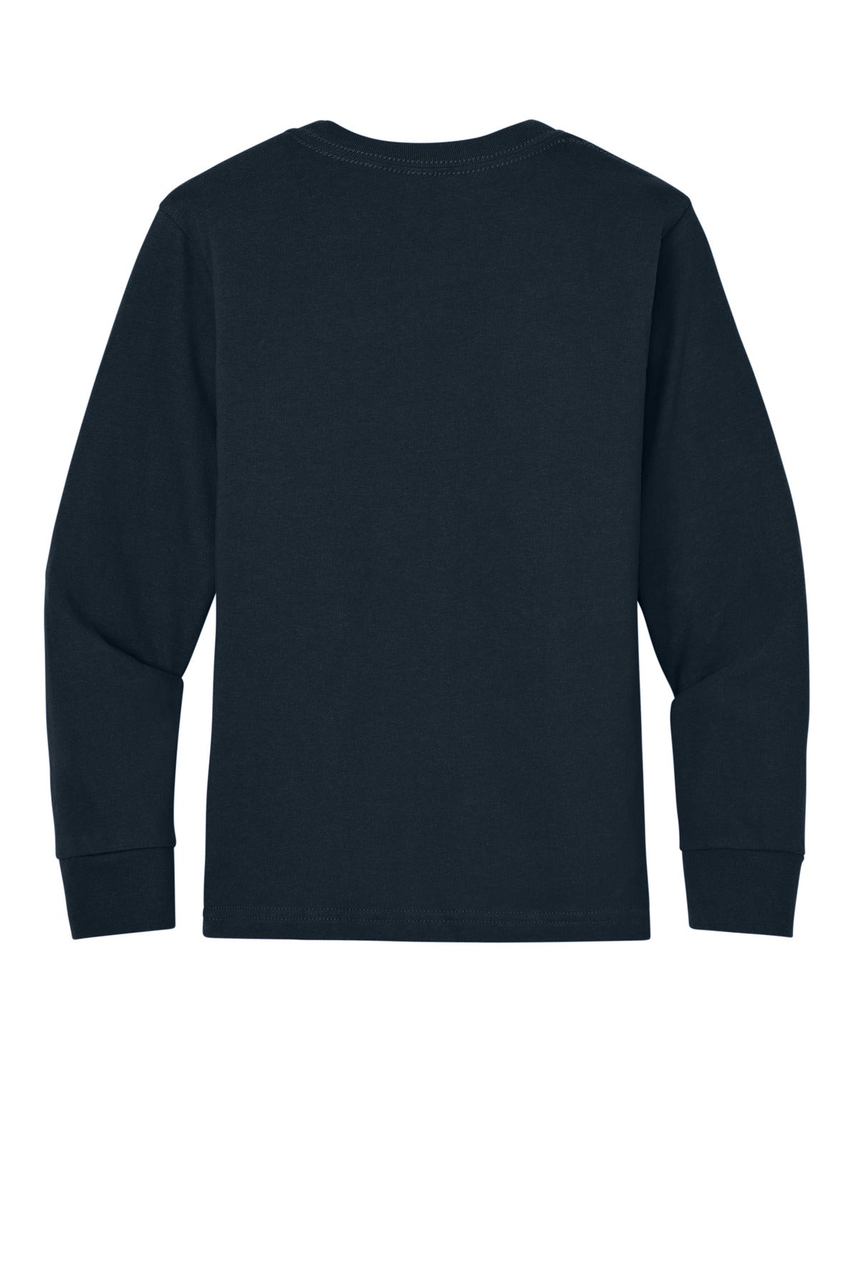 Next Level Apparel Youth Cotton Long Sleeve Tee - Midnight Navy