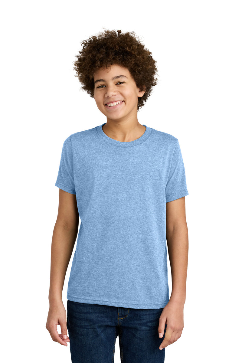 Next Level Apparel Youth CVC Tee - Heather Columbia Blue