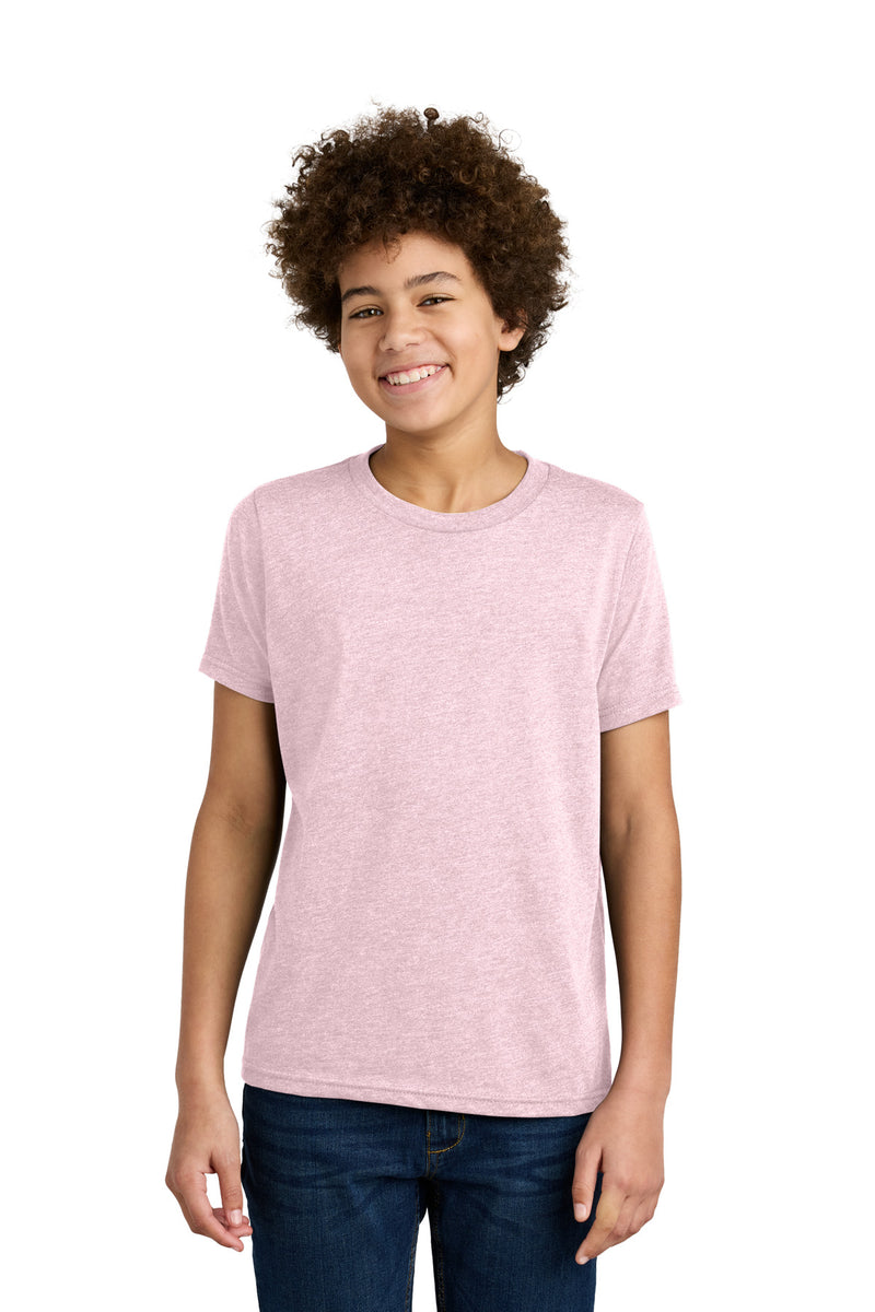 Next Level Apparel Youth CVC Tee - Heather Light Pink