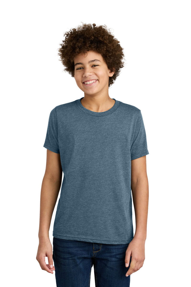 Next Level Apparel Youth CVC Tee - Heather Slate Blue
