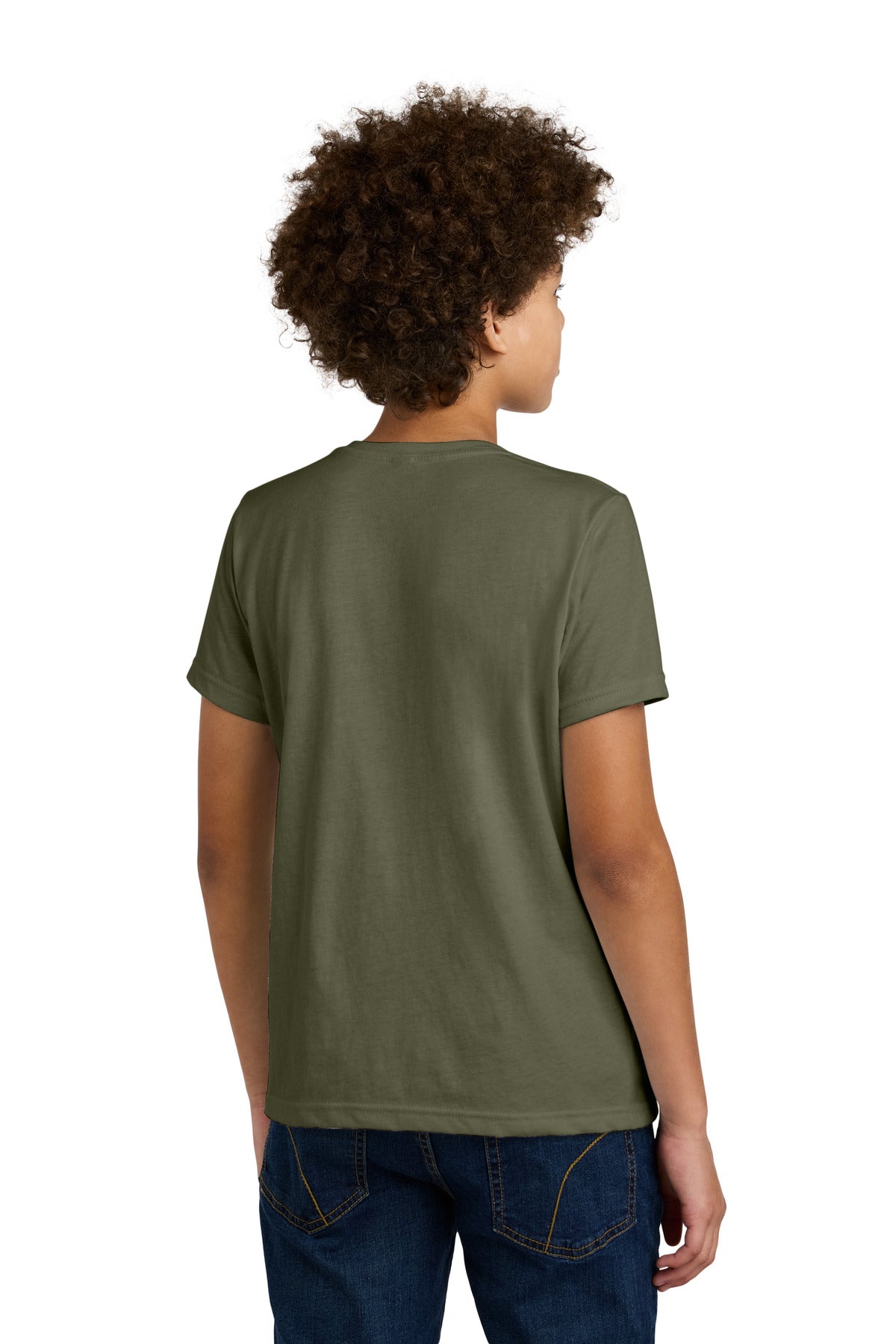 Next Level Apparel Youth CVC Tee - Military Green