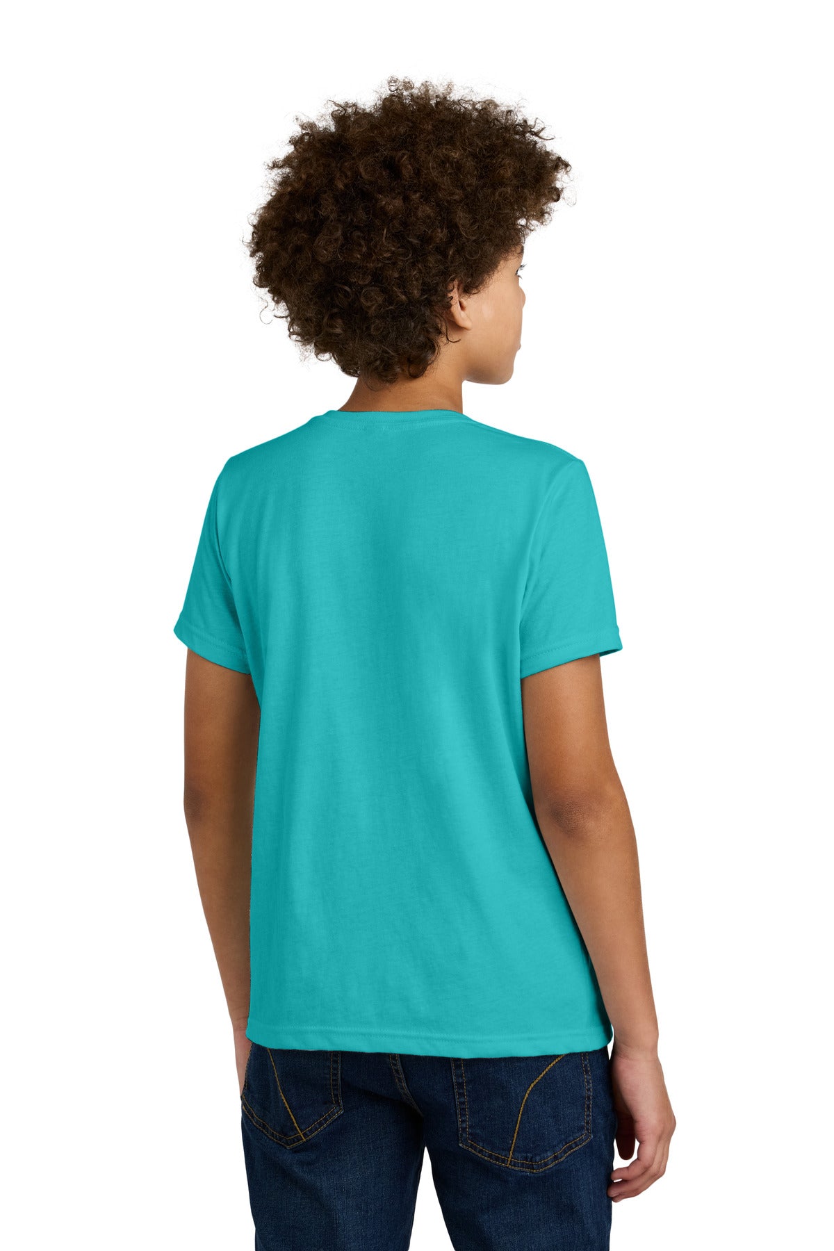 Next Level Apparel Youth CVC Tee - Tahiti Blue