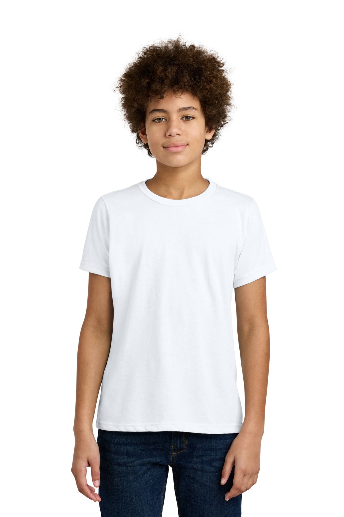 Next Level Apparel Youth CVC Tee - White