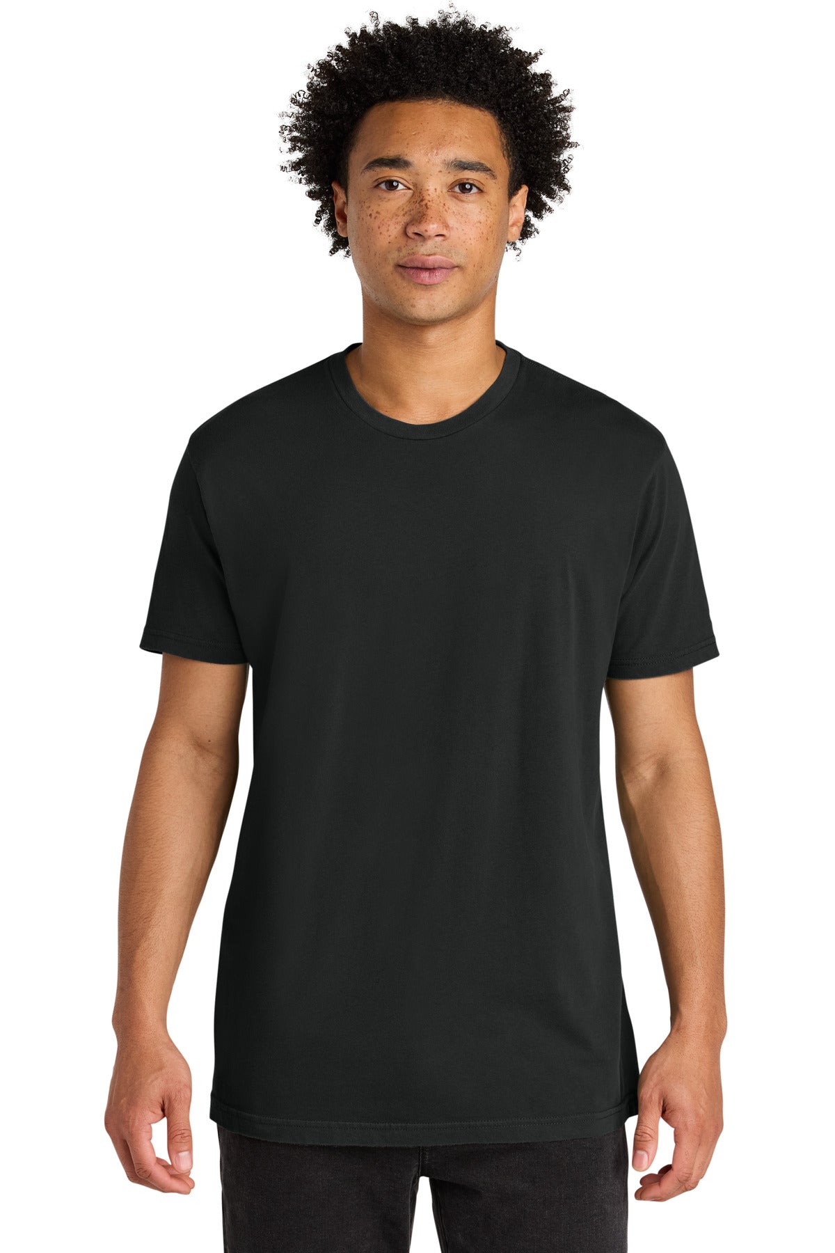 Next Level Apparel Soft Wash Cotton Tee - Washed Black