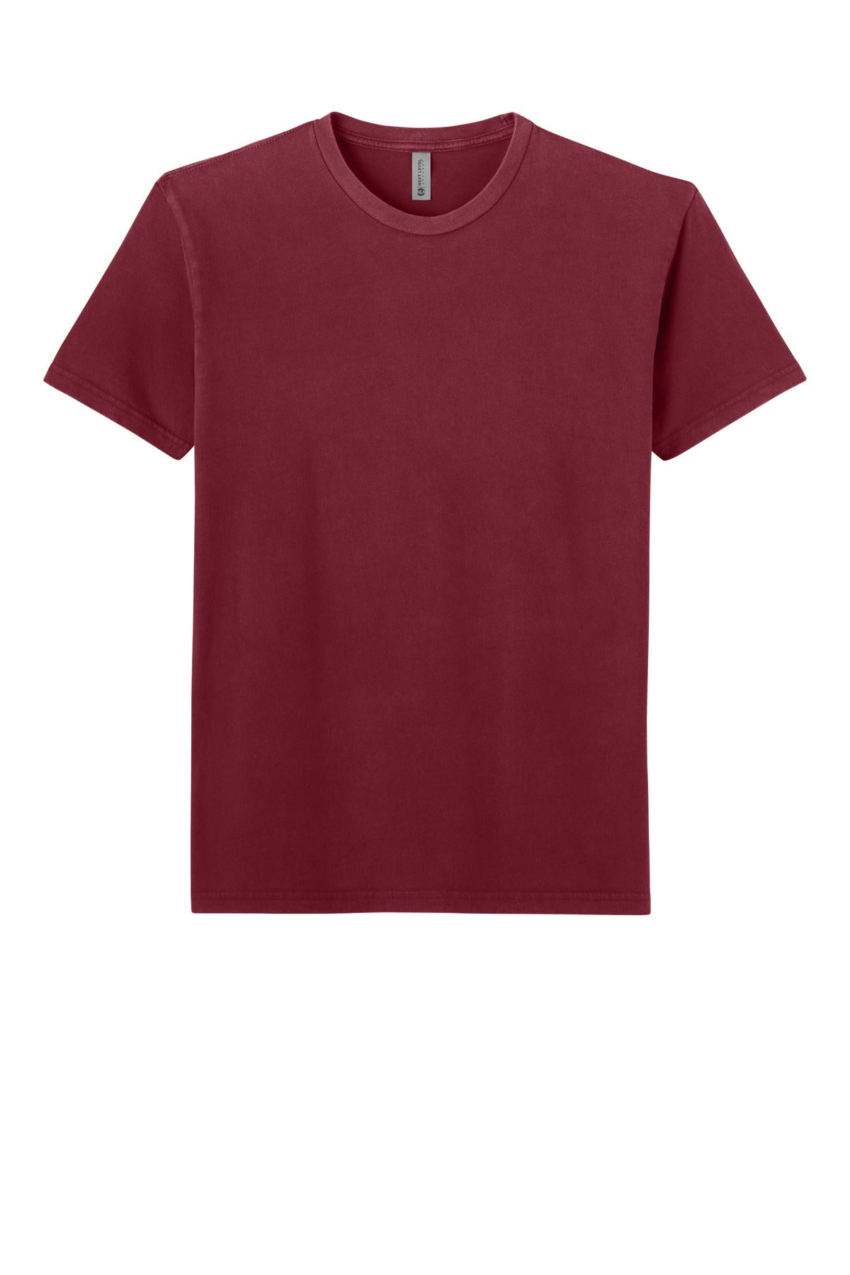 Next Level Apparel Soft Wash Cotton Tee - Washed Cardinal