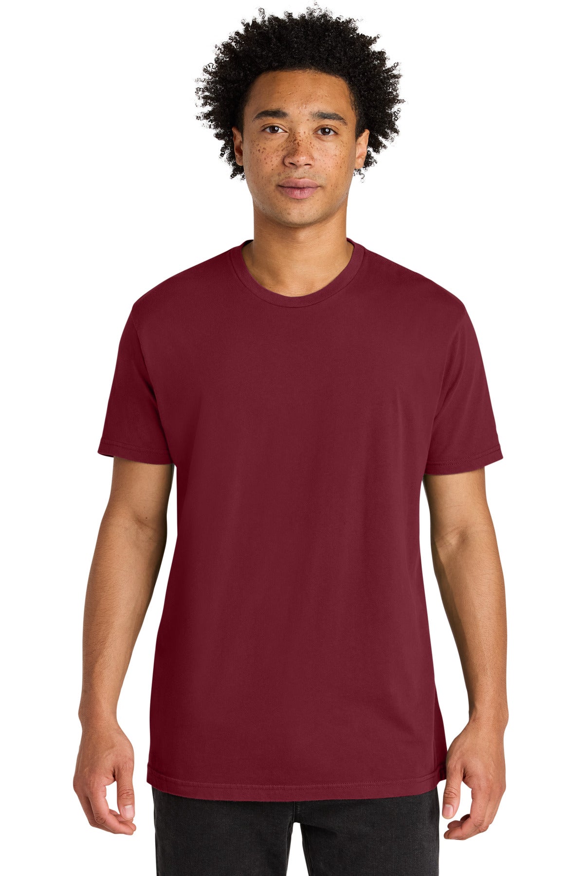 Next Level Apparel Soft Wash Cotton Tee - Washed Cardinal