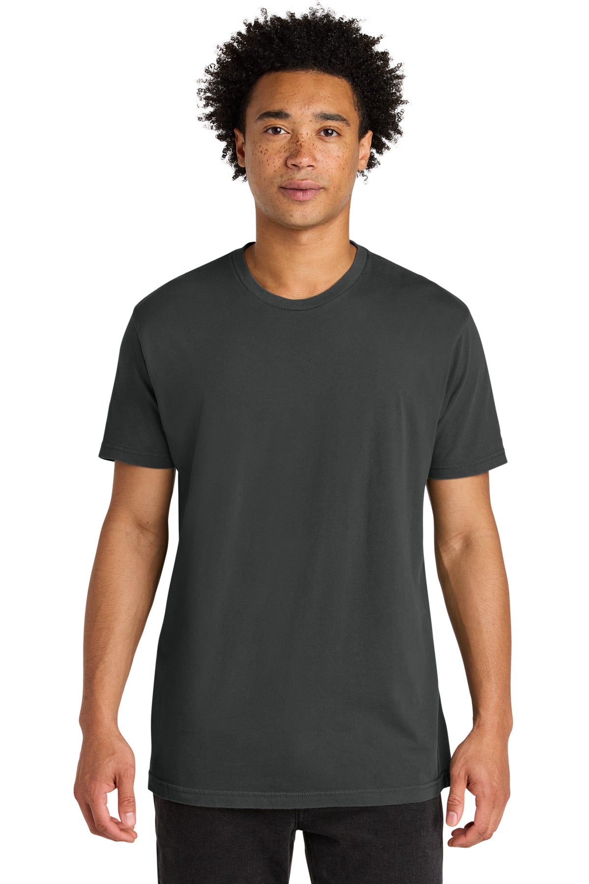 Next Level Apparel Soft Wash Cotton Tee - Washed Graphite Black