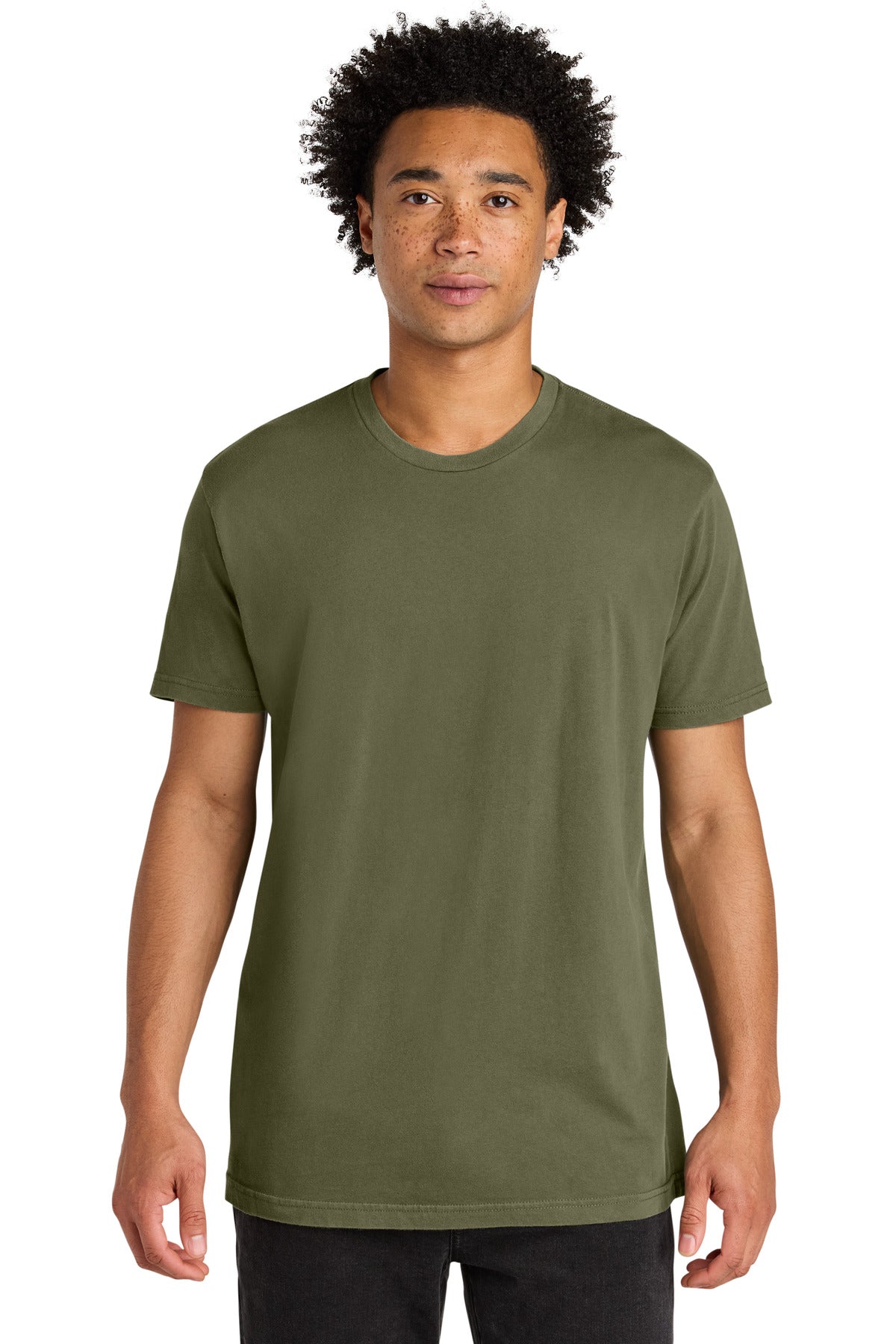 Next Level Apparel Soft Wash Cotton Tee - Washed Military Green