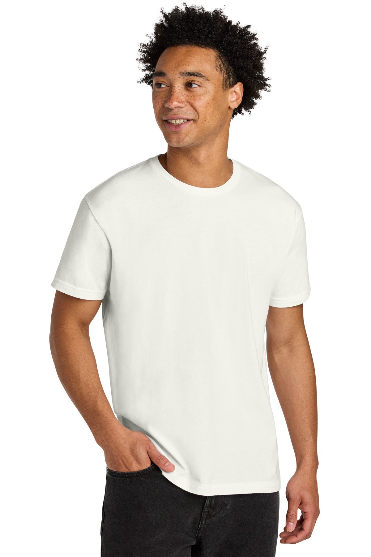 Next Level Apparel Soft Wash Cotton Tee - Washed Natural