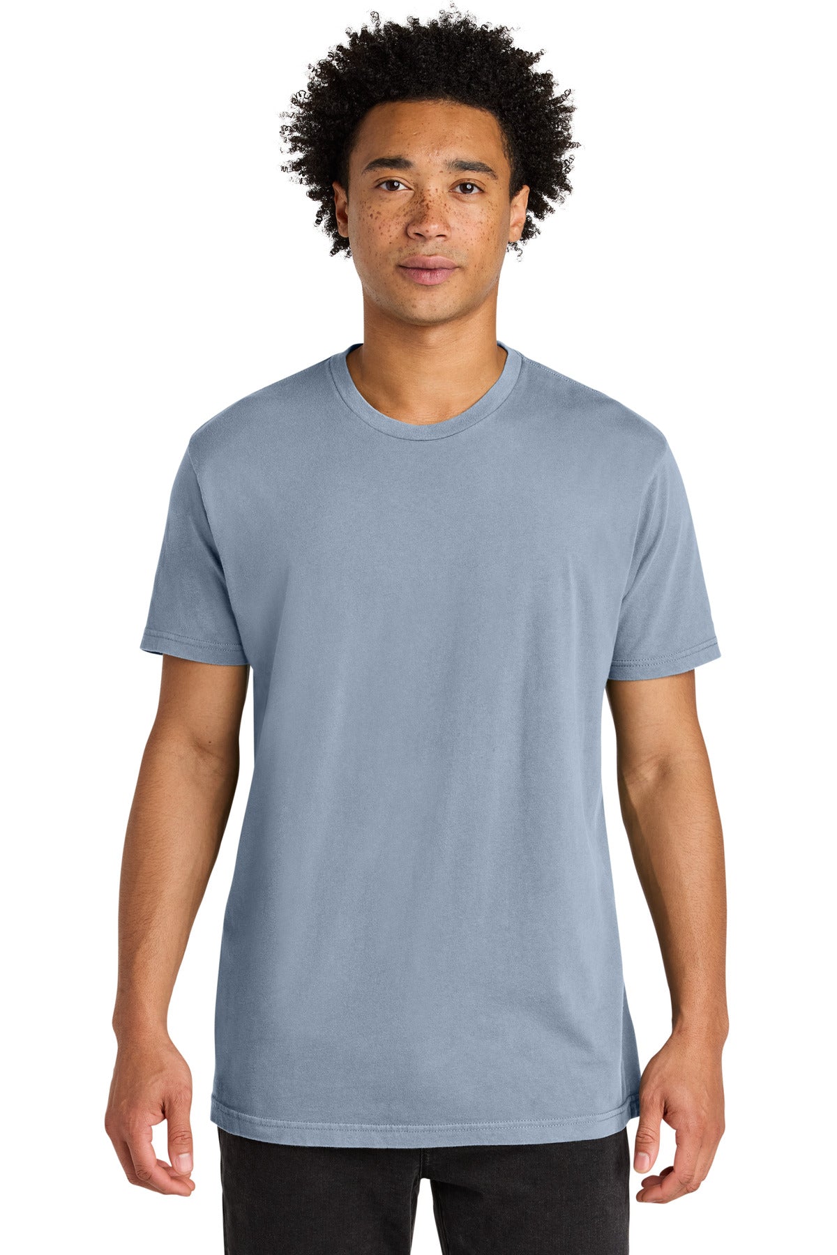 Next Level Apparel Soft Wash Cotton Tee - Washed Stonewash Denim
