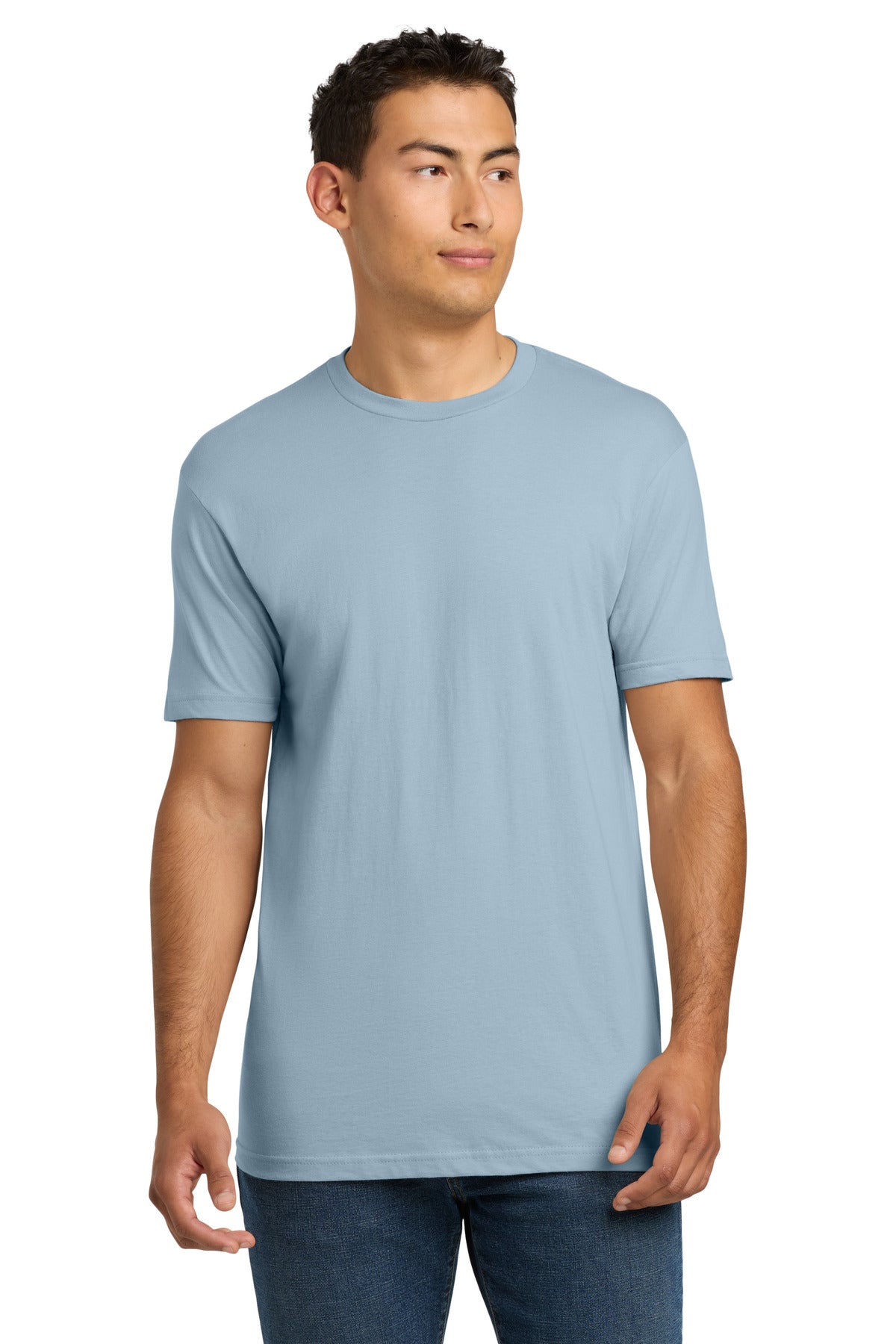 Next Level Apparel Adult Cotton Tee - Stonewash Denim