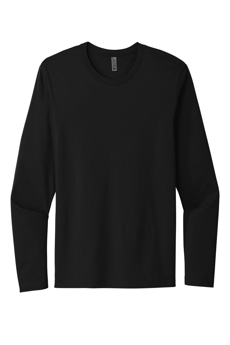 Next Level Apparel Cotton Long Sleeve Tee - Black