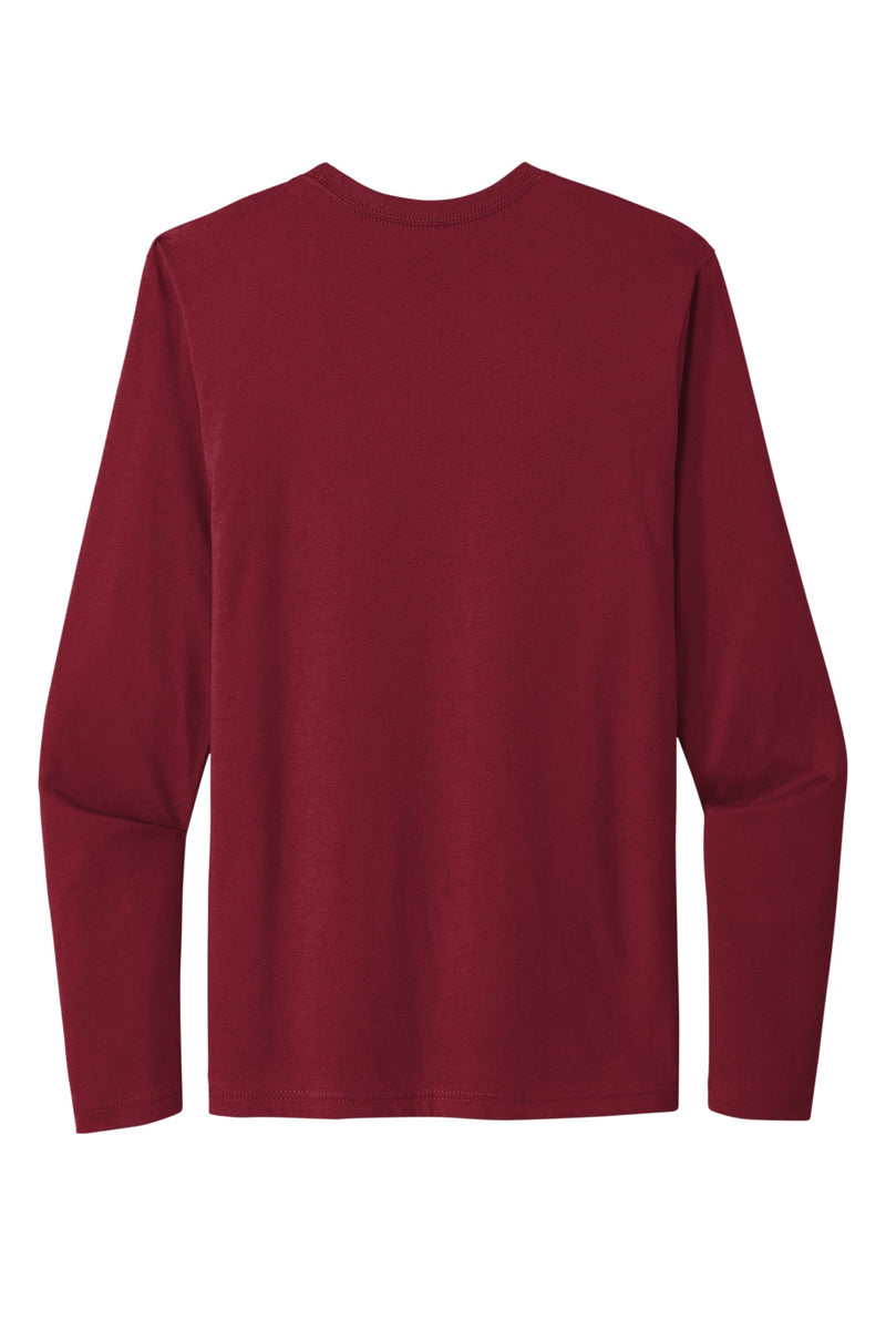 Next Level Apparel Cotton Long Sleeve Tee - Cardinal
