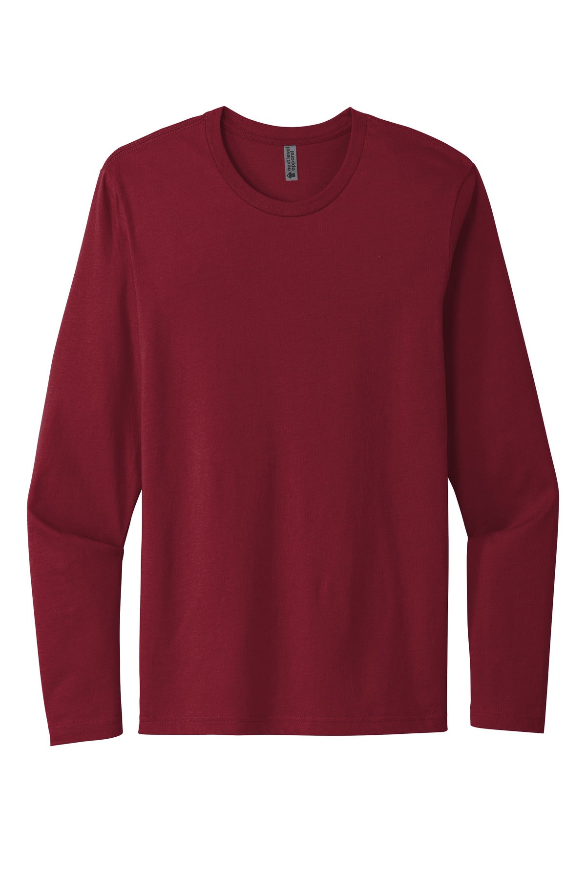 Next Level Apparel Cotton Long Sleeve Tee - Cardinal