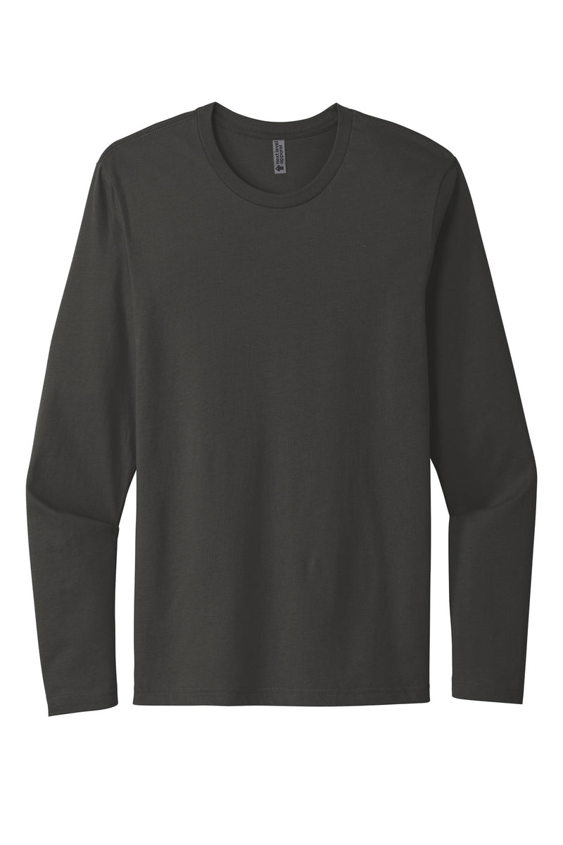 Next Level Apparel Cotton Long Sleeve Tee - Heavy Metal
