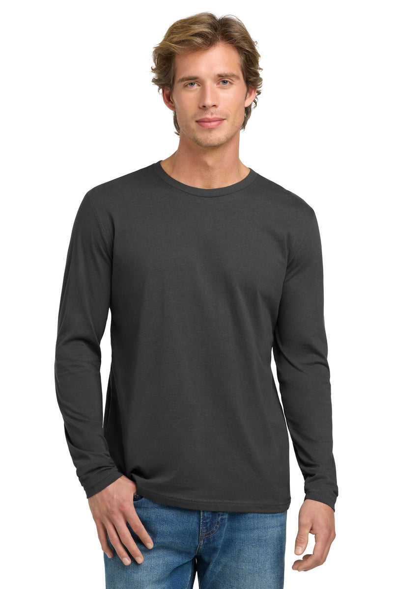 Next Level Apparel Cotton Long Sleeve Tee - Heavy Metal