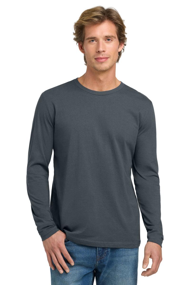 Next Level Apparel Cotton Long Sleeve Tee - Indigo