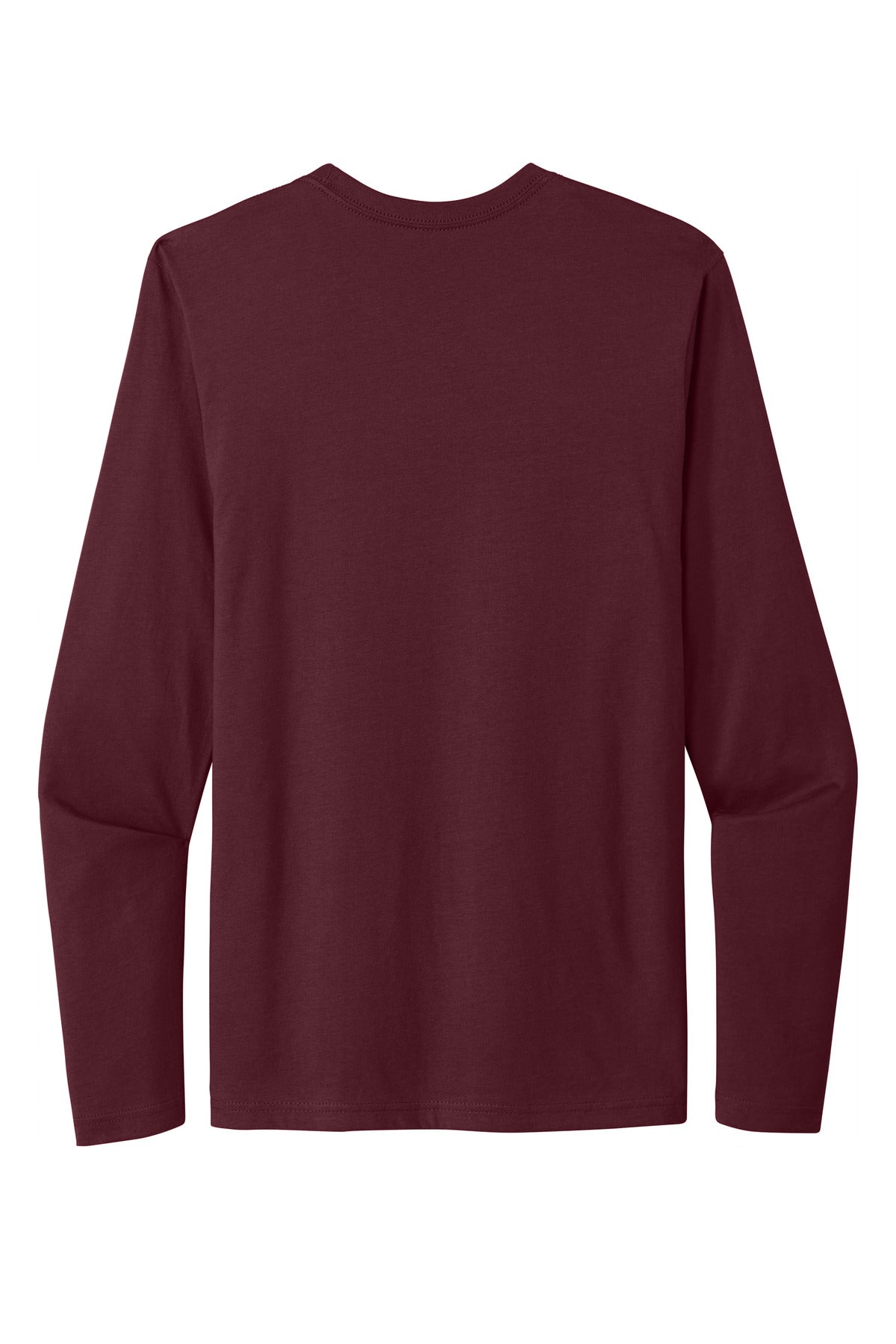 Next Level Apparel Cotton Long Sleeve Tee - Maroon