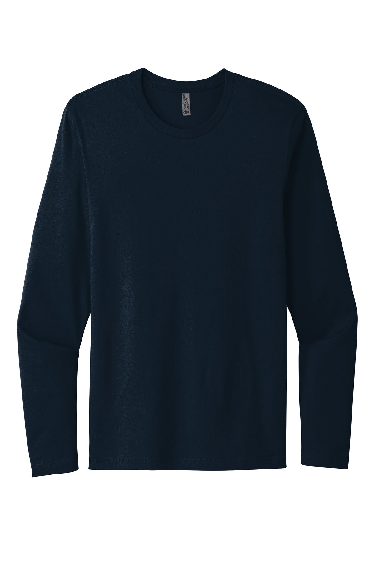Next Level Apparel Cotton Long Sleeve Tee - Midnight Navy