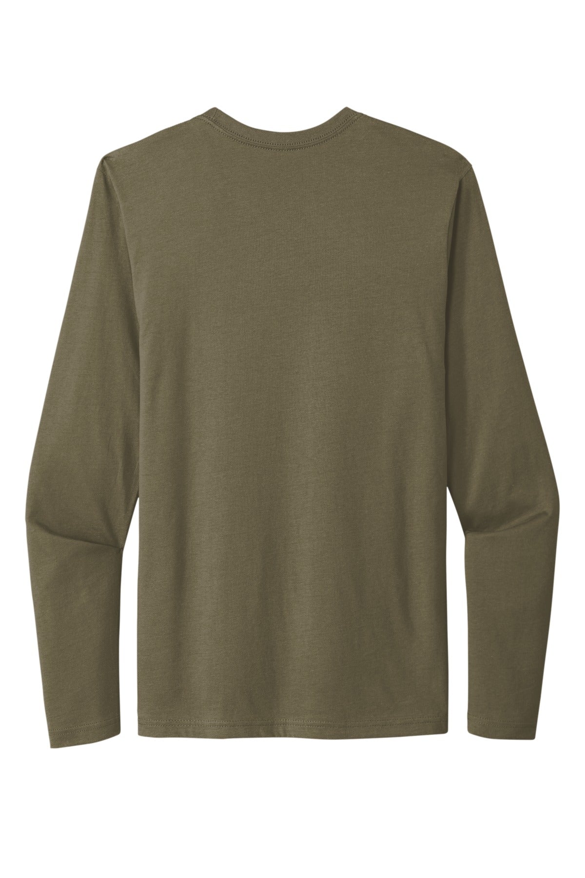 Next Level Apparel Cotton Long Sleeve Tee - Military Green