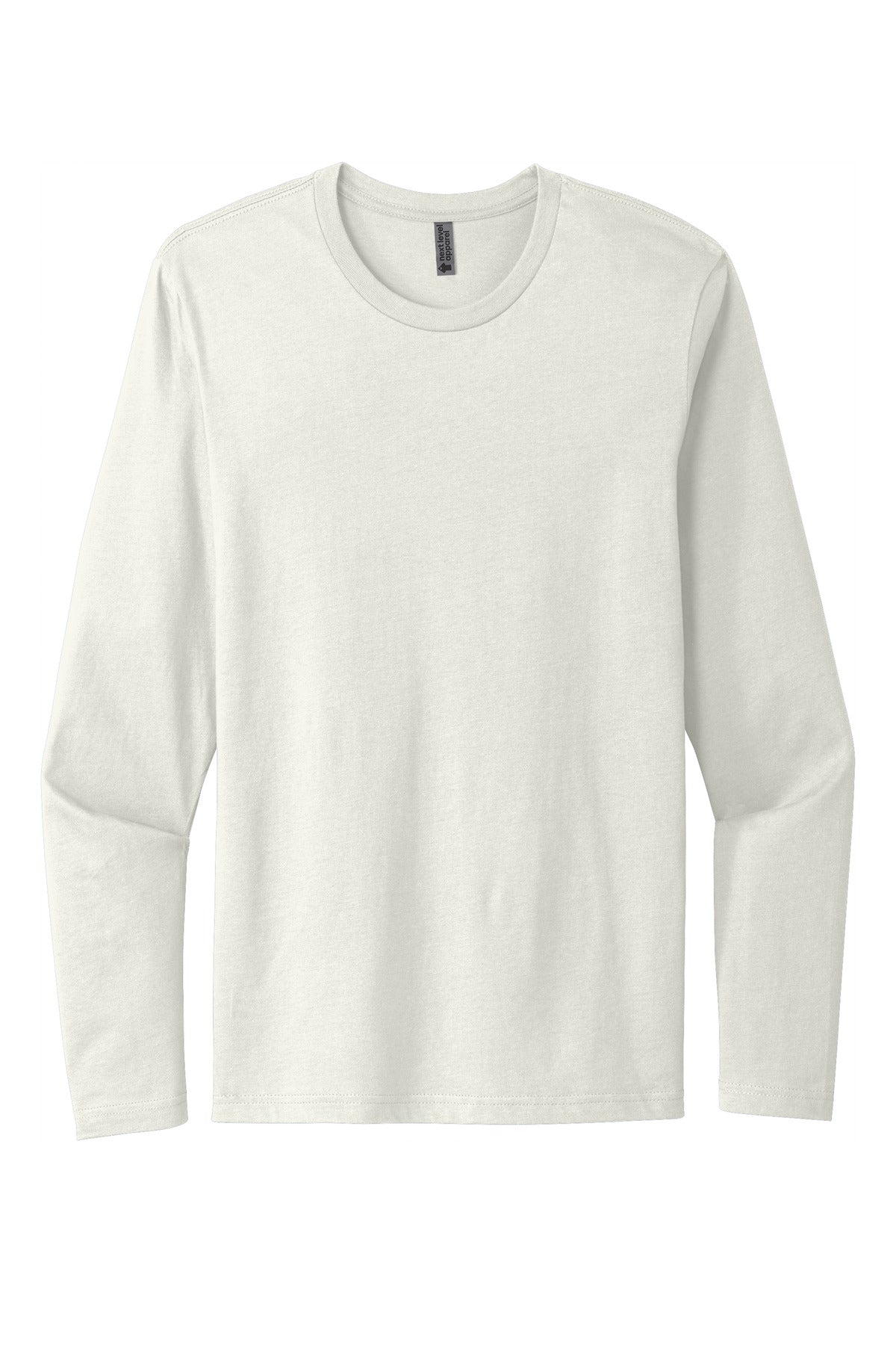 Next Level Apparel Cotton Long Sleeve Tee - Natural