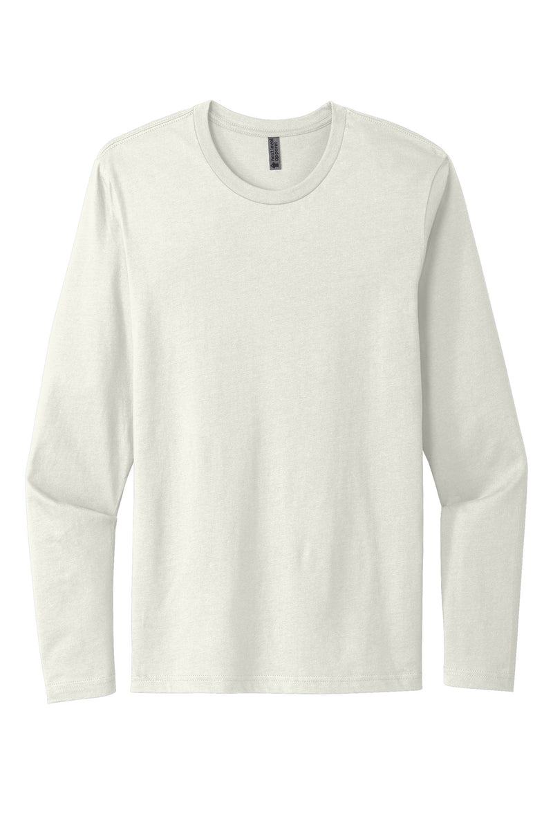 Next Level Apparel Cotton Long Sleeve Tee - Natural